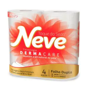 PAPEL HIGIENICO NEVE C/ 4 - FOLHA DUPLA