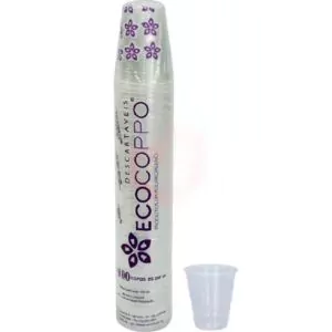 COPO DESCARTÁVE 180 ML C/ 100 ECOCOPPO