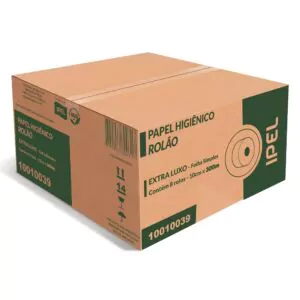 PAPEL HIGIENICO 8 X 300 METROS INDAIAL LUXO