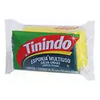 Esponja dupla face Verde e Amarela TININDO
