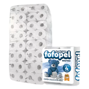 Papel Higiênico Fofopel F. Simples c/ 64