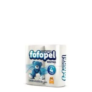 Papel Higiênico Fofopel F. Simples c/ 4